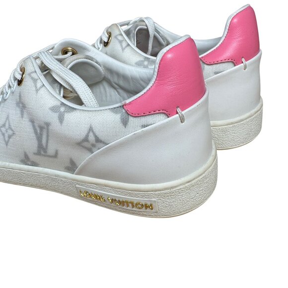 Louis Vuitton Technical Fabric Calfskin Monogram Frontrow Sneakers Size 36 - Picture 8 of 14